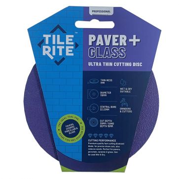 PAVER+ GLASS ULTRA THIN CUTTING DISC - Tile Projects Ltd