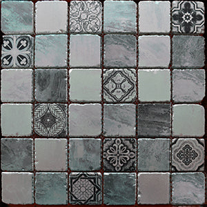 ANTIQUE MOSAIC OPAL 4.8 X 4.8 X 8 - Tile Projects Ltd