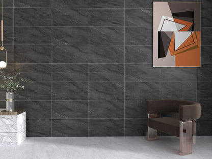 ASHVILLE DARK GREY 60 X 60 ( EAD66002UK ) - Tile Projects Ltd