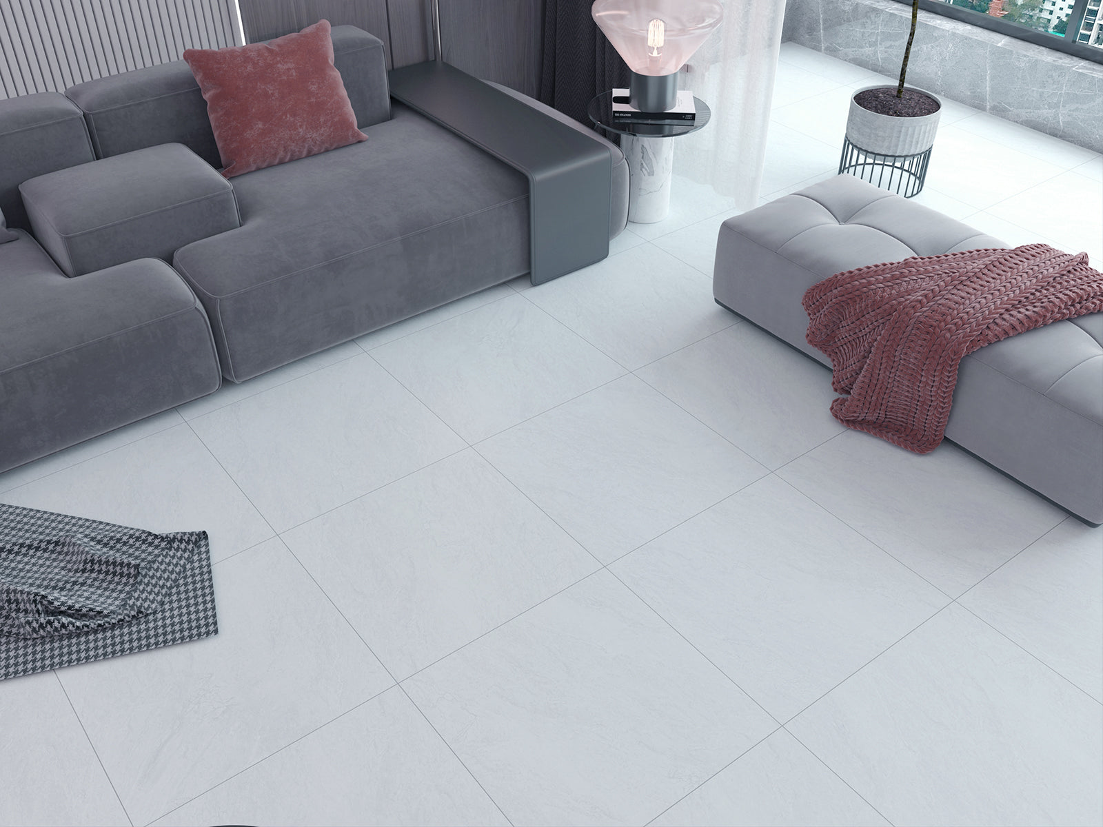 ASHVILLE SILVER 60 X 60 ( EAS66001UK ) - Tile Projects Ltd