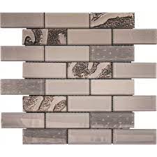 Boutique Silver Spot Glass Mosaic 350mm x 300mm - Tile Projects Ltd