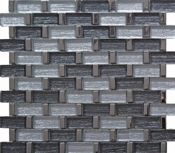 CAPELLA MOSAIC PEWTER 2.3 X 4.8 - Tile Projects Ltd