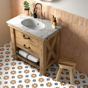 Middleham Burnsall Patterned Tile - Tile Projects Ltd