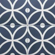 Middleham Hetton Azul Patterned Tile - Tile Projects Ltd