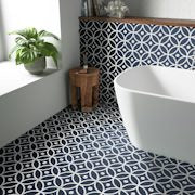 Middleham Hetton Azul Patterned Tile - Tile Projects Ltd