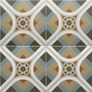 Middleham Redmire Patterned Tile - Tile Projects Ltd