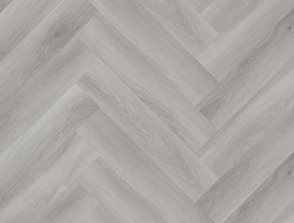 Kraus Owsten Grey Herringbone LVT - Tile Projects Ltd