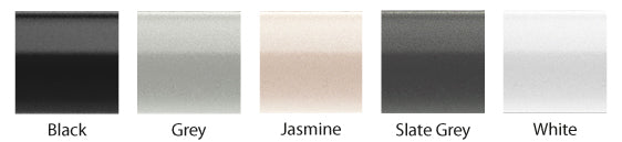 Jasmine PLASTIC SQUARE EDGE TILE TRIM 12mm - Tile Projects Ltd