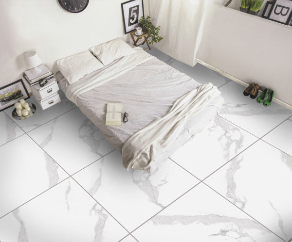 ROMAN SATUARIO 80 X 80 SATIN ( CARRARA ) MATT