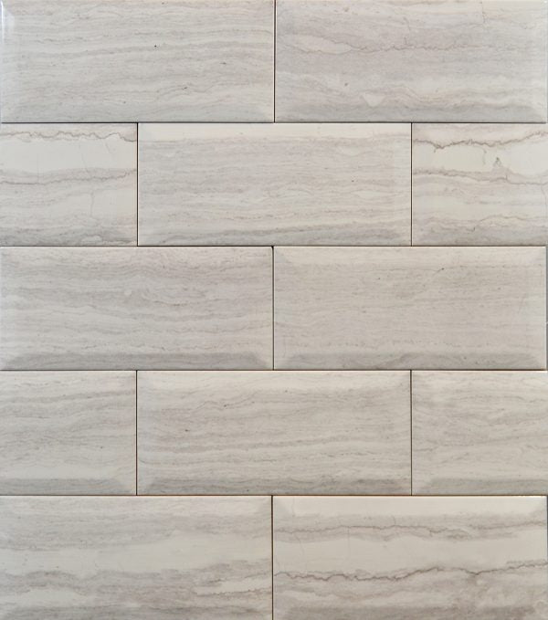 SAVANNAH ( METRO ) TRAVERTINO GRIS BRILLO 10 X 20 - Tile Projects Ltd