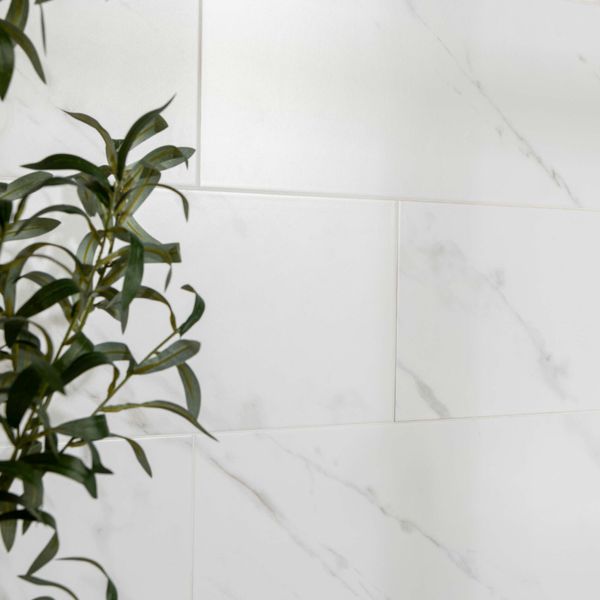 Carrara Sky Marble effect 25x75 - Tile Projects Ltd