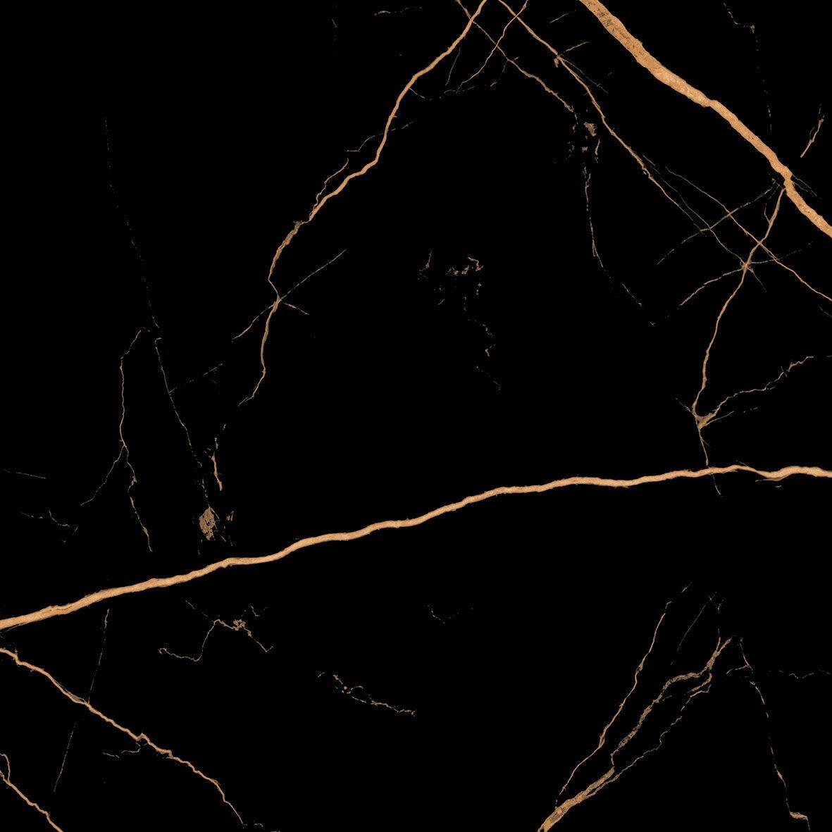 Atlantis Black 60x60 Gold Polished