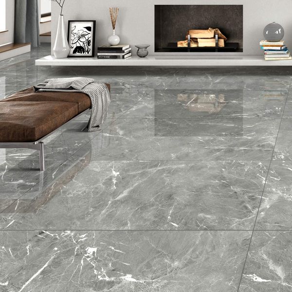 Makrana Breccia Grey Polished 600x1200 - Tile Projects Ltd