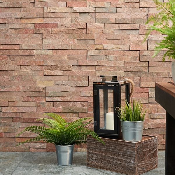 Ledgestone Copper Split Face 150x300 - Tile Projects Ltd