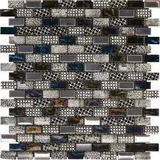 Savannah Ebony Glass Mosaic - Tile Projects Ltd