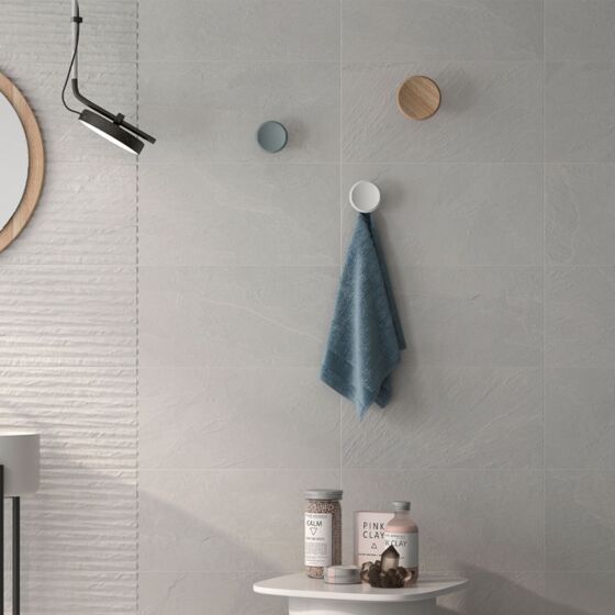 Garonne Moon Matt Ceramic Wall Tile 300x600mm - Tile Projects Ltd