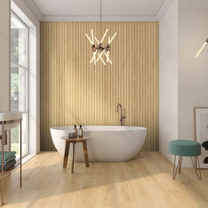 Kinabalu Light Oak Panel Porcelain