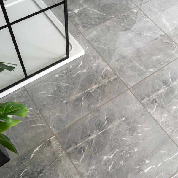 Makrana Breccia Grey Polished 600x600 - Tile Projects Ltd