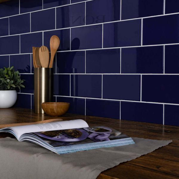 Liso Azul Gloss 100x200 - Tile Projects Ltd