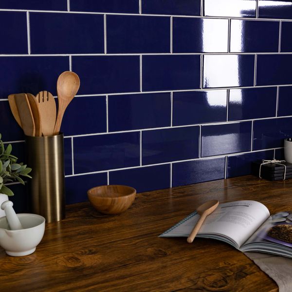 Liso Azul Gloss 100x200 - Tile Projects Ltd