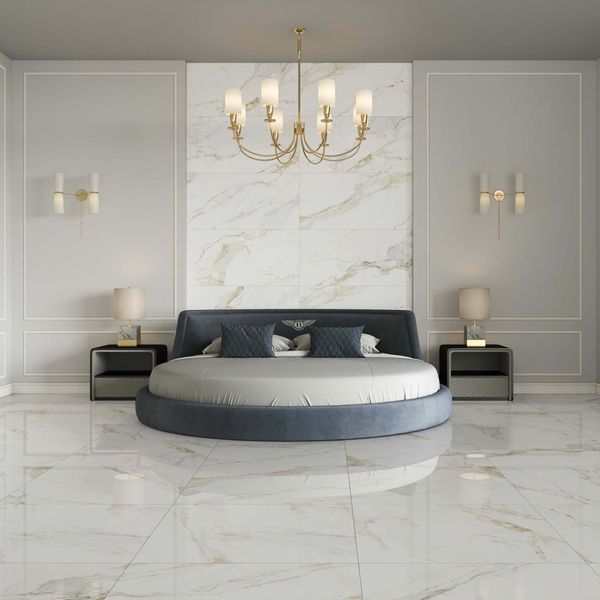 Marshall Gold Marble Effect - Tile Projects Ltd