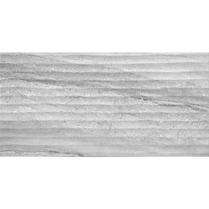 Laurent Grey Decor Matt Ceramic Wall 300x600mm - Tile Projects Ltd