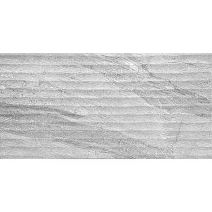 Laurent Grey Decor Matt Ceramic Wall 300x600mm - Tile Projects Ltd