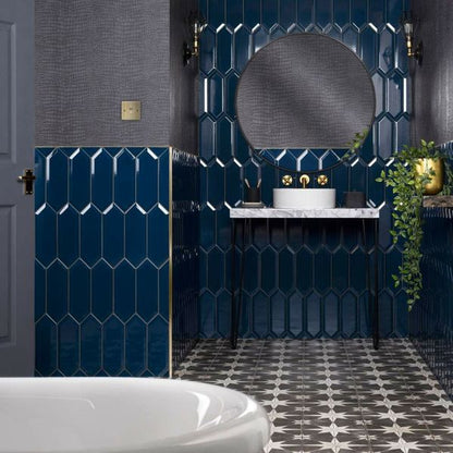 Pickett® Bevelled Navy Tiles - Tile Projects Ltd