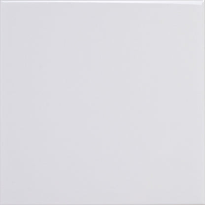 100X100X6.5 M/E GLOSS WHITE FIELD - Tile Projects Ltd