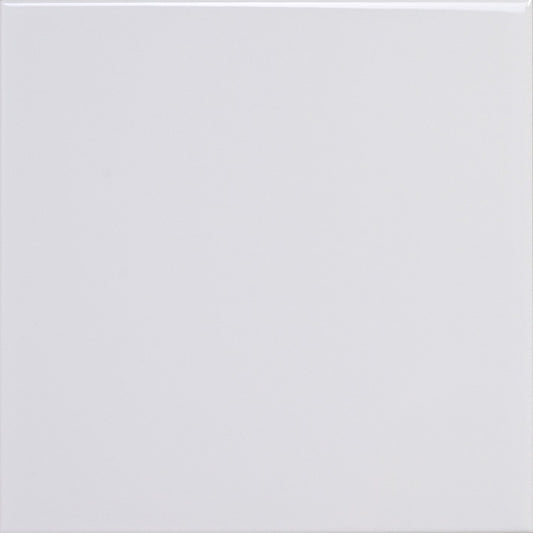 100X100X6.5 M/E GLOSS WHITE FIELD - Tile Projects Ltd