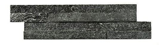 Black Sparkle Slate Cladding Wall 100x36 - Tile Projects Ltd