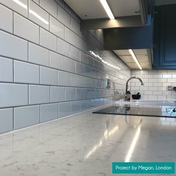 Liso Blanco Brillo 150x75 - Tile Projects Ltd