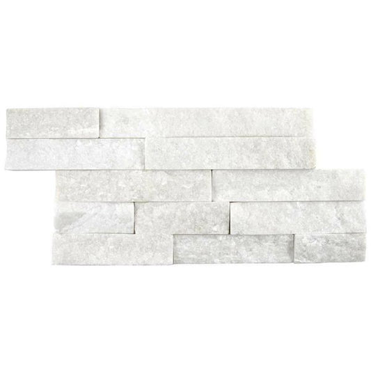 Ledgestone Sparkle White 150x300 - Tile Projects Ltd