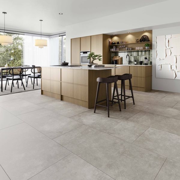 Tapa Grey Concrete Effect Rectified 1200x600 - Tile Projects Ltd