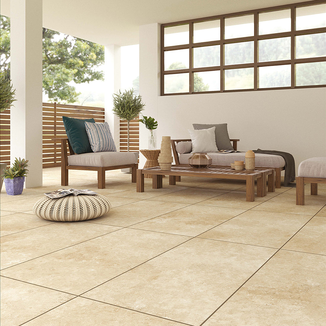 Beige travertine 60x120 20mm - Tile Projects Ltd