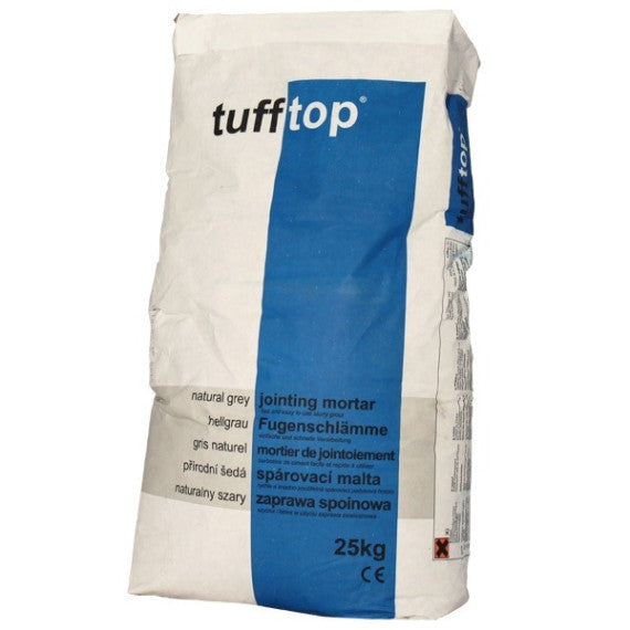 Tufftop Utility Jointing Mortar 25kg Mid Grey - Tile Projects Ltd